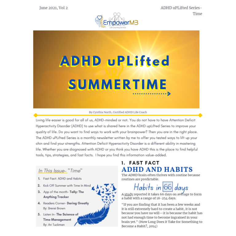 June 2021- ADHD uPLifted Series on Time
