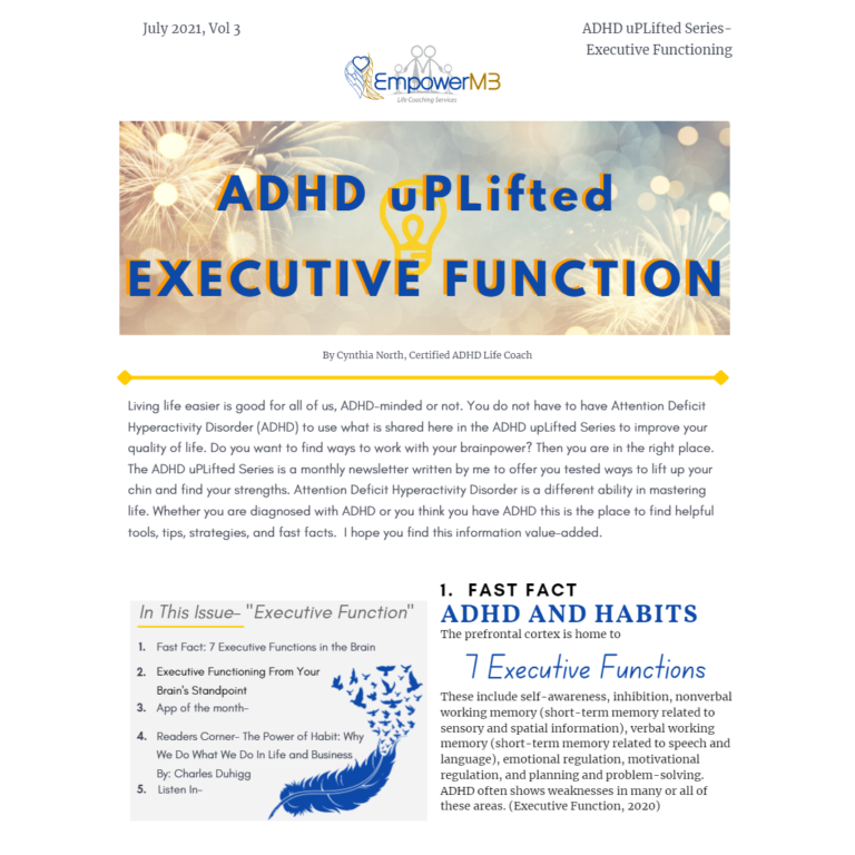 July 2021- ADHD uPLifted Series on Executive Function
