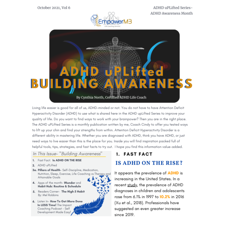 October 2021- ADHD uPLifted Series Building Awareness