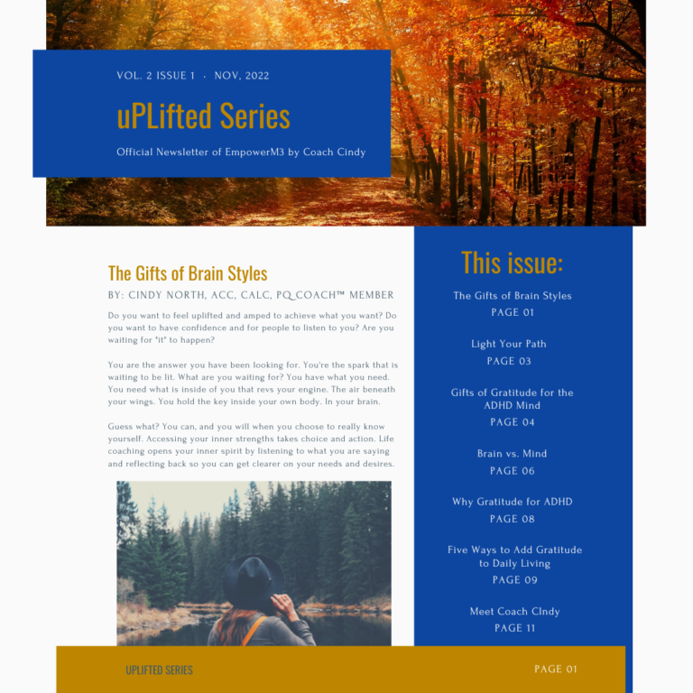 Gratitude- An uPLifted Series- November 2022