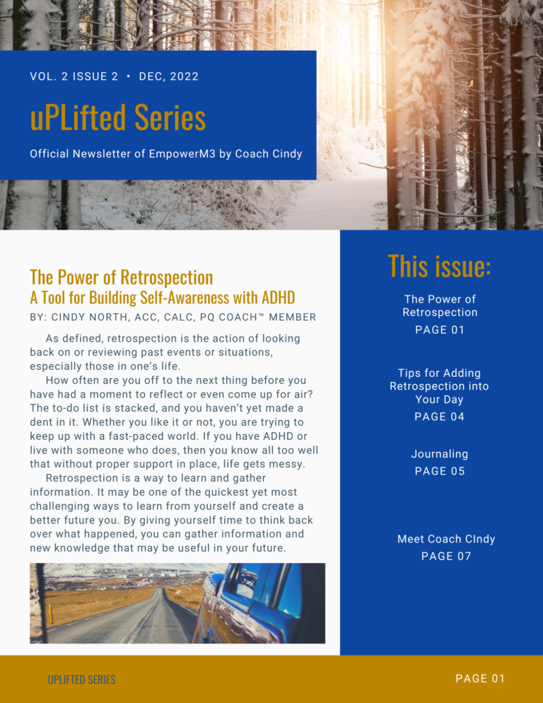 Retrospection-An uPLifted Series- December 2022