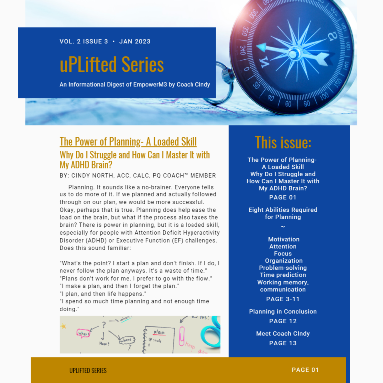 Planning- An uPLifted Series- Jan 2023