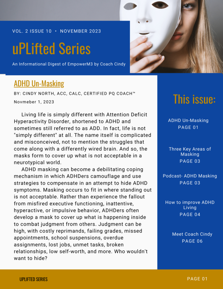 ADHD Un-Masking- An uPLifted Series- November 2023