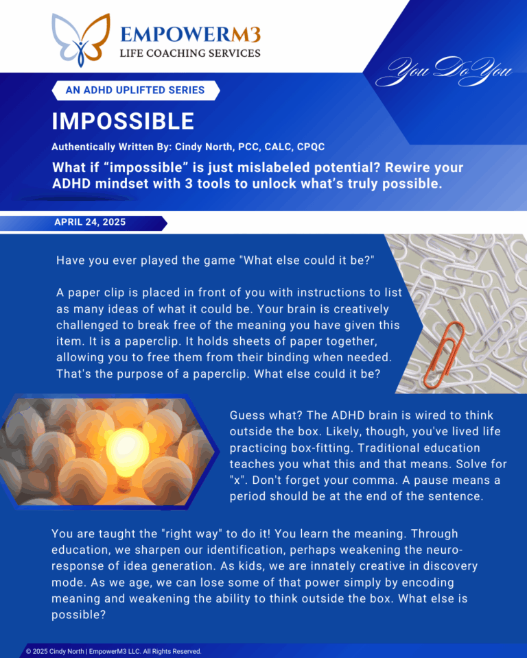 IM POSSIBLE- An ADHD uPLifted Series