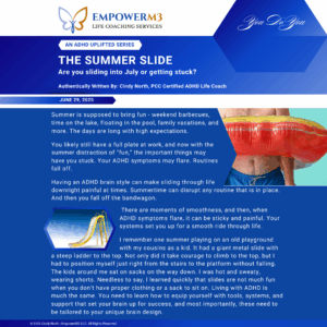 A resource to support ADHDers with summer routine